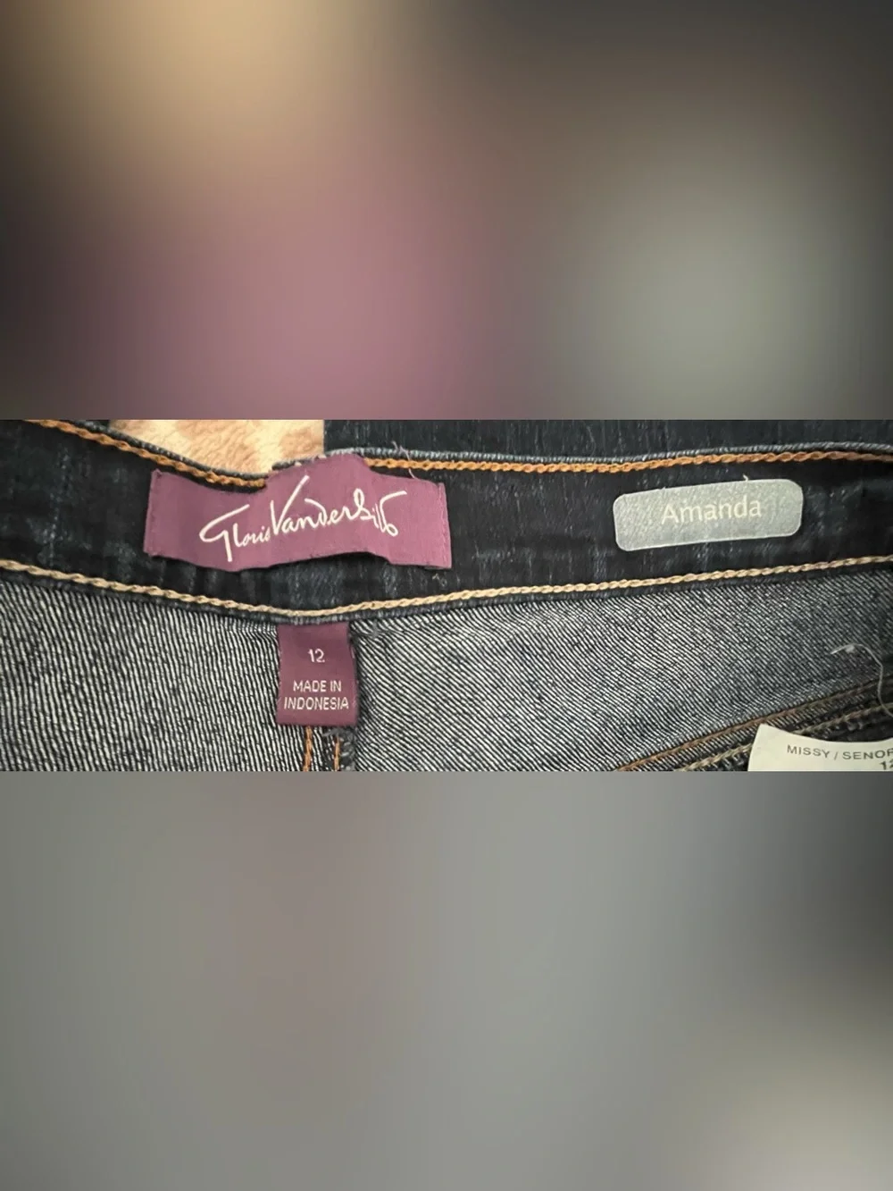 Gloria Vanderbilt classic skinny
